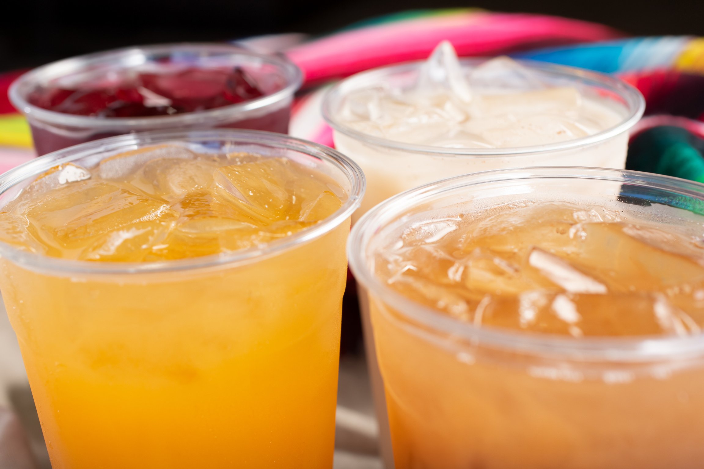 variety of aguas frescas